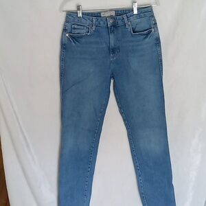 Womens free people blue jeans 28